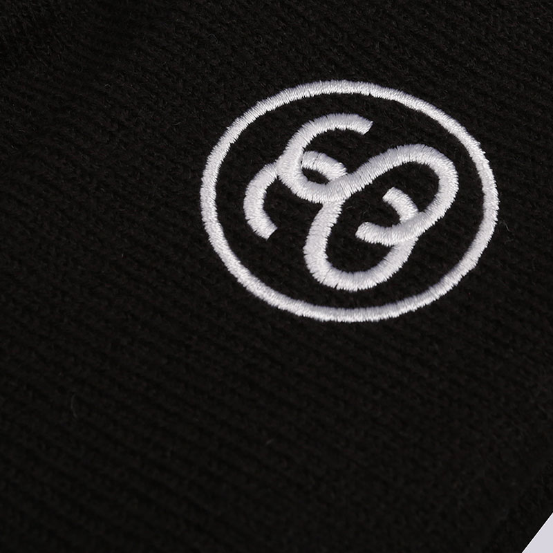 Шапка Stussy SS-Link Cuff Beanie (132896-black)  - цена, описание, фото 2